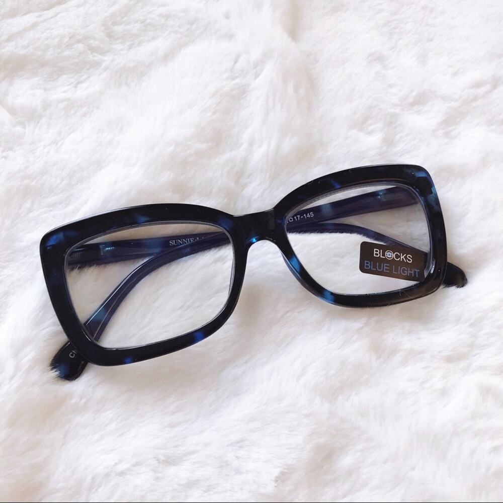 Grace Black & Blue Computer Blue Light Glasses - Picture 2 of 8